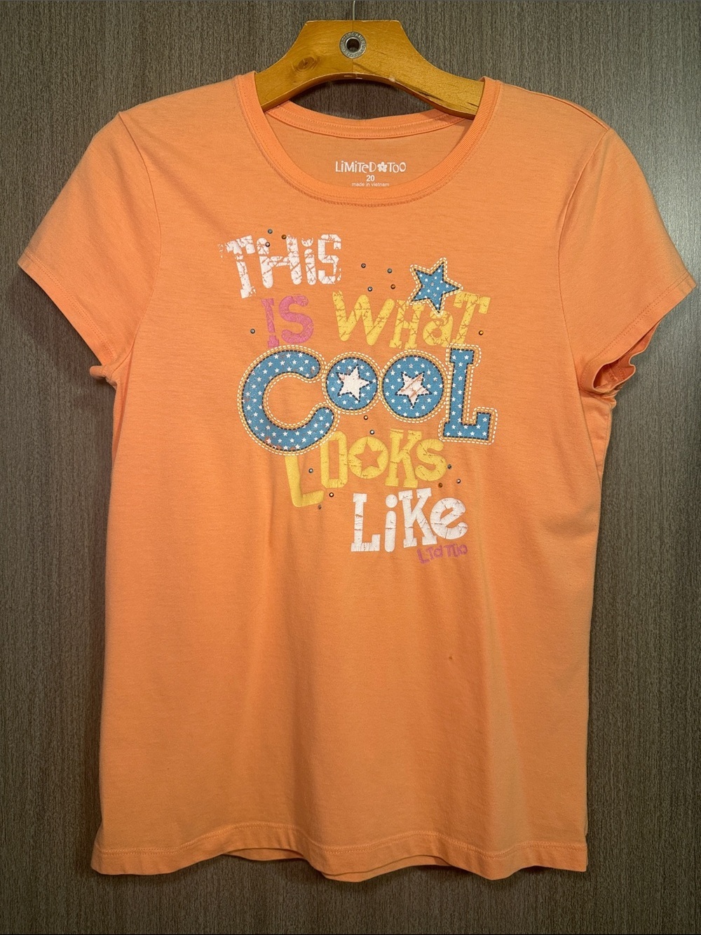 Limited Too This Is What Cool Looks Like Y2K Graphic T-shirts Girls 20 VGUC